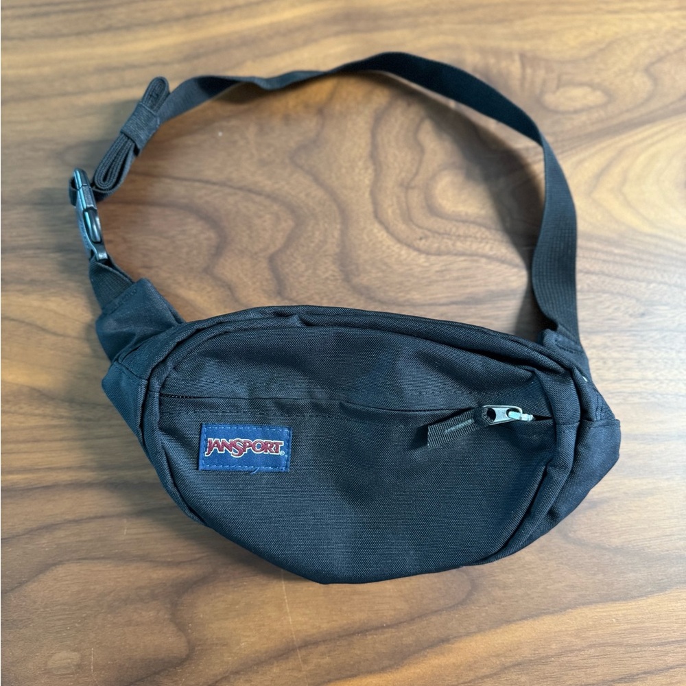 JanSport Black Fanny Pack / Waist Bag